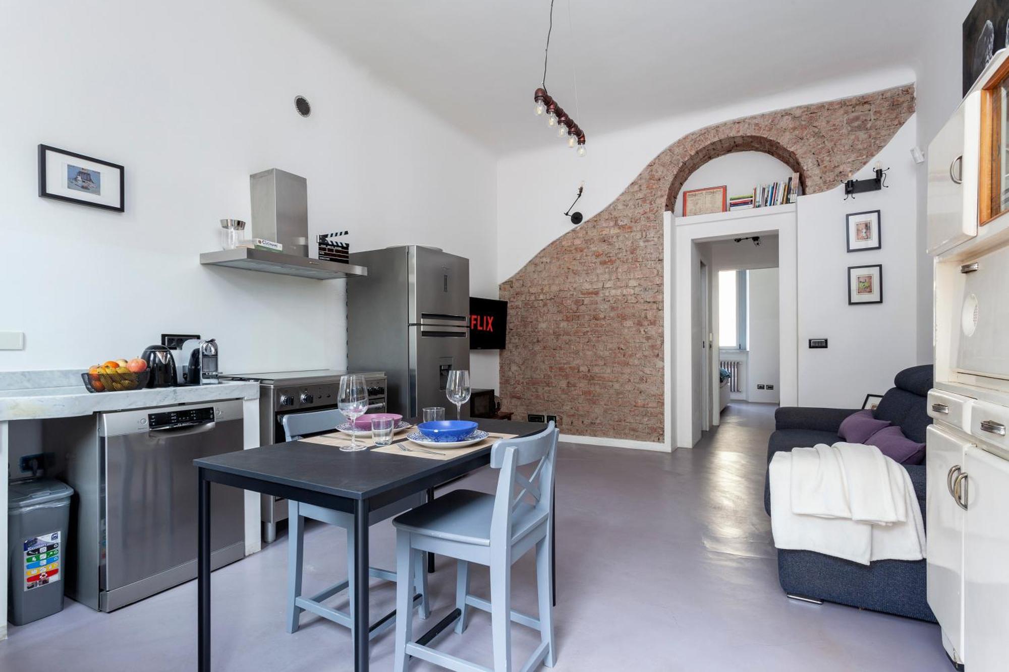 Stylish Industrial Flat